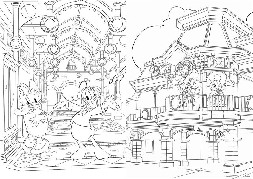 Disney: Disneyland Paris Colouring Book | Relaxing Creative Activity & Colouring Gift for Disney Fans