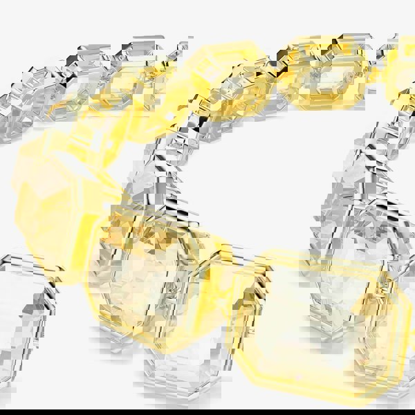 Swarovski Millenia Gold Tone Plated Octagonal Crystal Tennis Bracelet 5720912