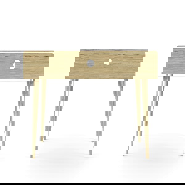 Dorel Home Yeovil Office Desk with Shelves & Drawers in White/Oak