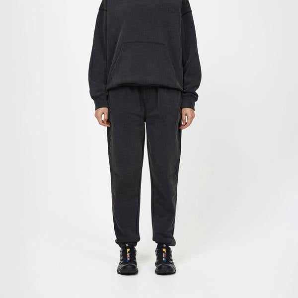 Good For Nothing Black Washed Relaxed Joggers - Black Image 1