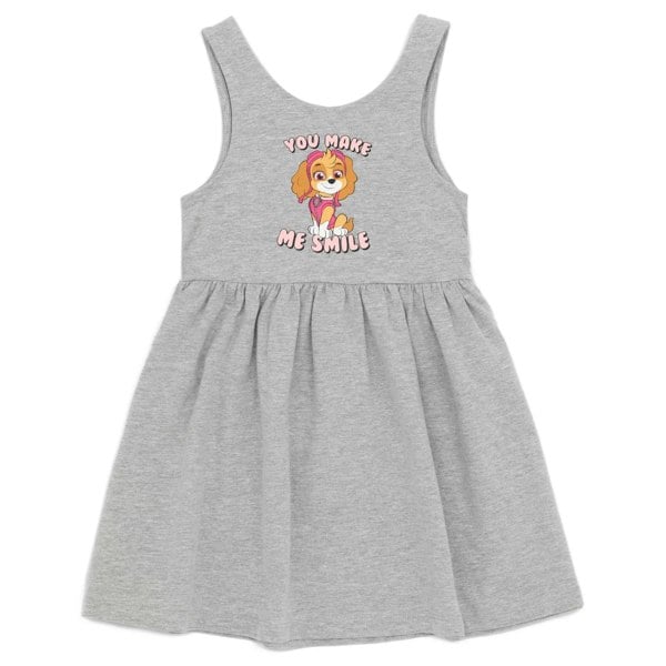 Paw Patrol Girls You Make Me Smile Skye Dress (Pack of 2) - Grey/Pink