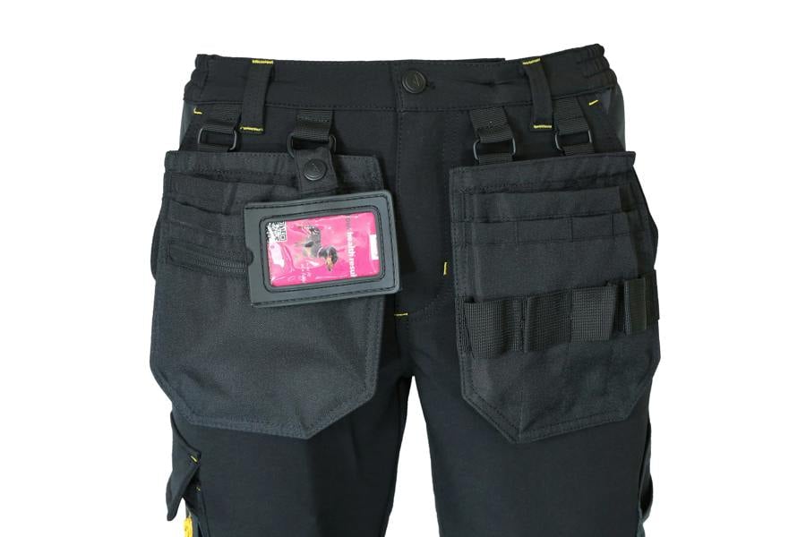 Slim Fit Stretch Lightweight Work Trouser (Optional Holster Pockets) Atomic Workwear