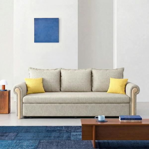 Weilai Concept Braylene Two Seater Sofa Bed, Linen