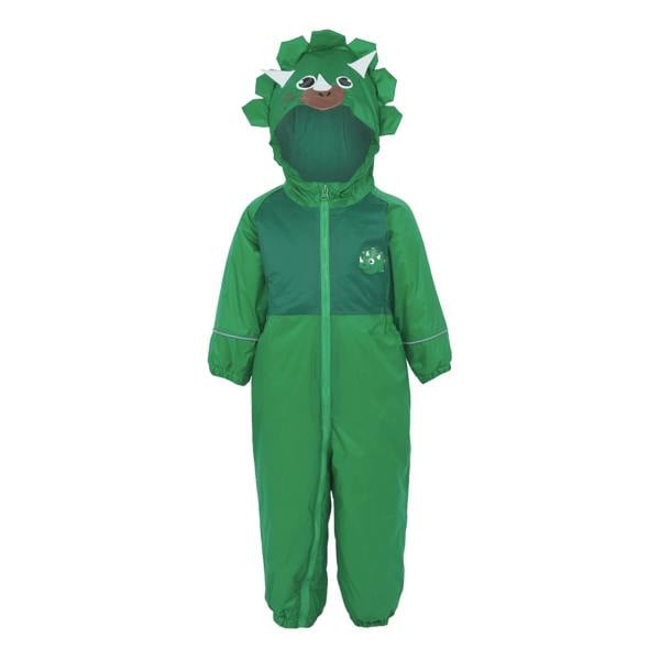 Regatta Childrens/Kids Mudplay III Dinosaur Waterproof Puddle Suit - Jelly Bean