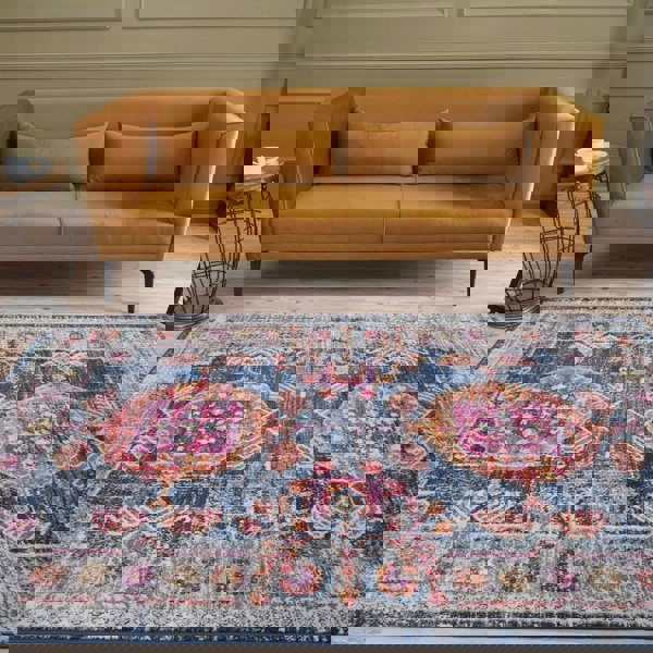 Living Room Rug Vintage in Multicolour