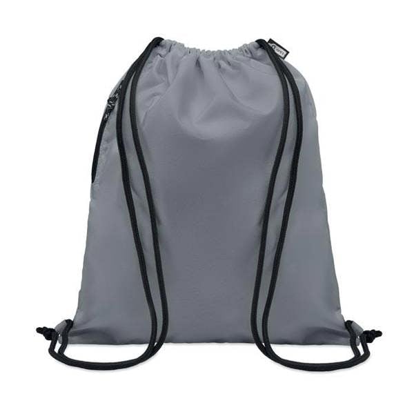 MidOcean Night Large RPET Drawstring Bag - Grey - 