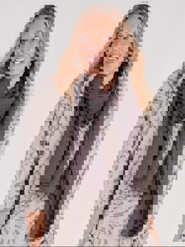 PennyPlain Super Soft Scarf - Dark Latte