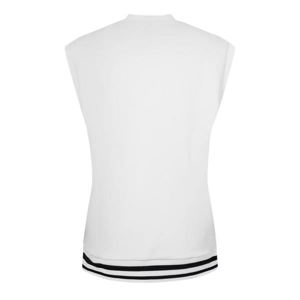 Boss Mens Heritage V Neck Vest Top - White - 