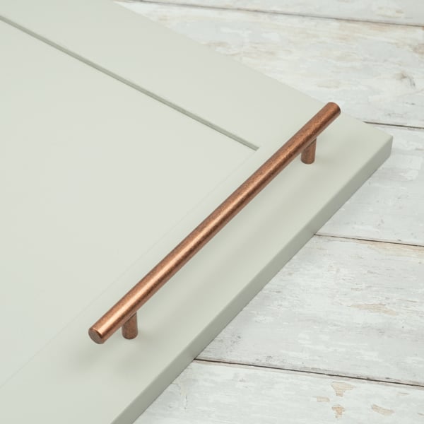 Handle & Home Antique Copper Bar Handle