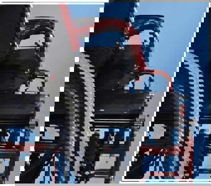 Aidapt Self propelled steel wheelchair Red