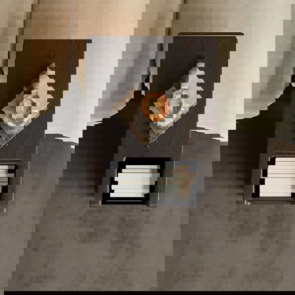 Rodge Side Table with Book Storage, Wood-Rit Concept-Rit Concept