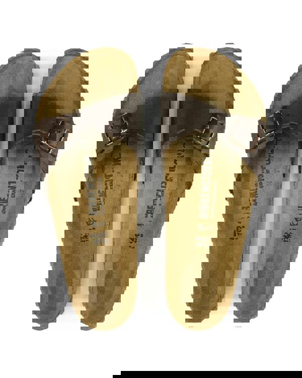 Birkenstock Madrid Birko-Flor Womens Sandals - Dark Brown - CHO - Designer Womens Sandals