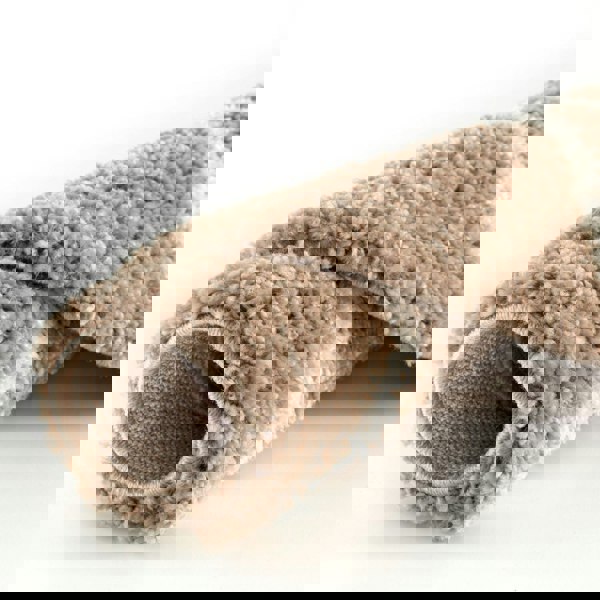 Diamond Design Thick Shaggy Area Rugs Beige