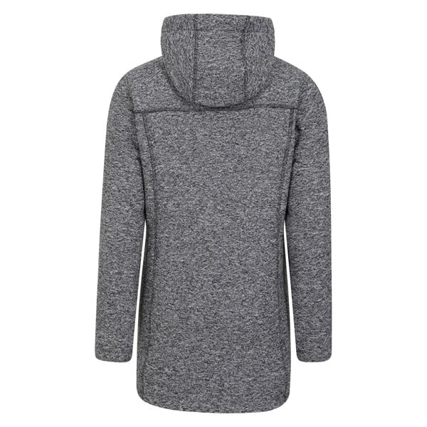 Mountain Warehouse Womens/Ladies Mallaig Longline Fleece Jacket - Black