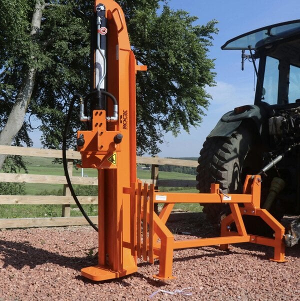 Rock Machinery Venom 25ton Heavy Duty Tractor mounted log splitter with table