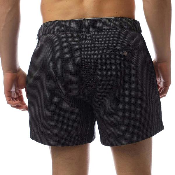 Boss Mens Nice Polka Dot Chino Shorts - Navy - 