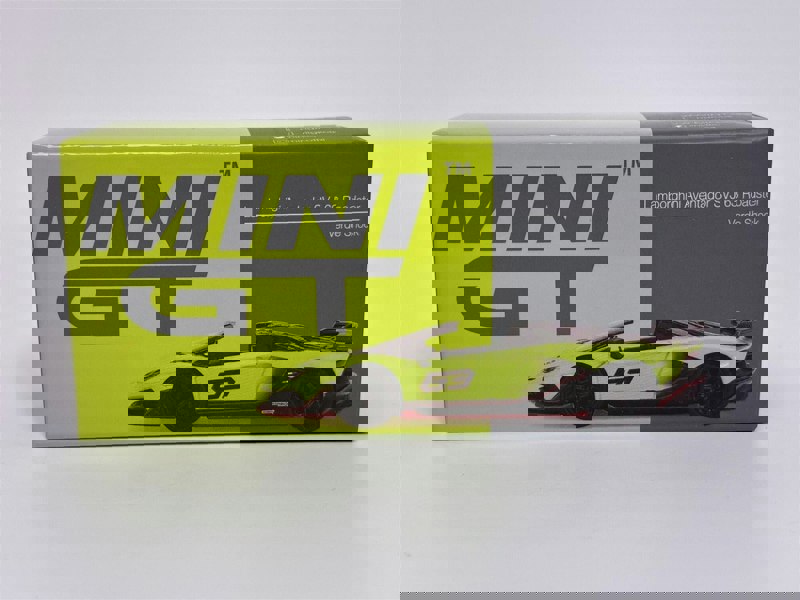 Mini GT Lamborghini Aventador SVJ 63 Roadster Verde Shock LHD 1:64 Mini GT MGT00887L