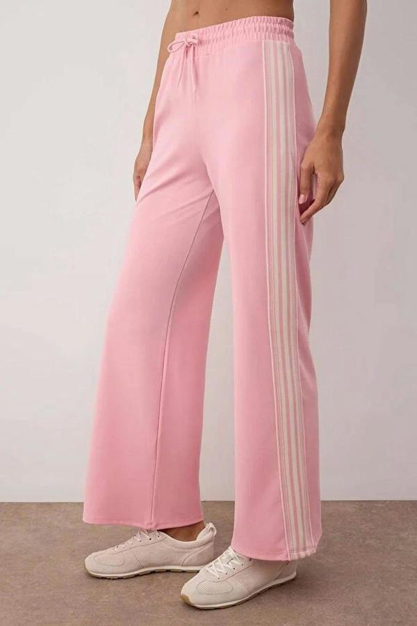 WOVCOR Striped Scuba Fabric Sport Knit Jogger
