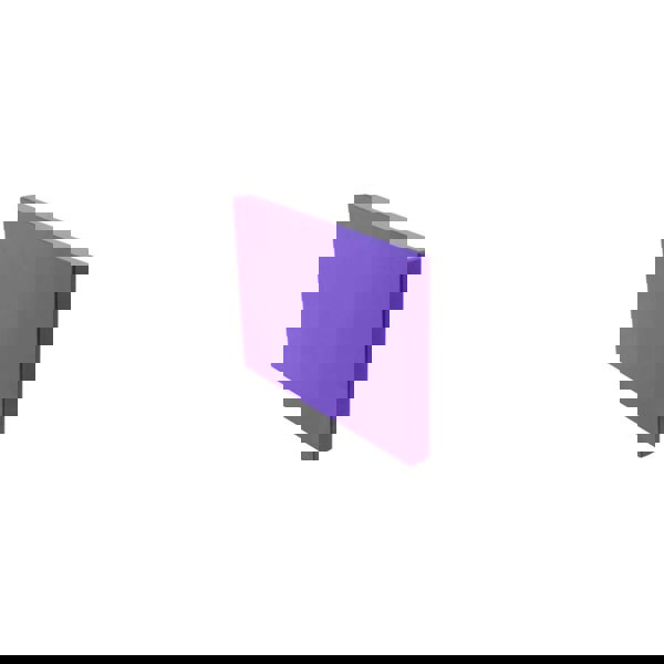 Fitness Mad 1 Inch Half Yoga Block - Purple