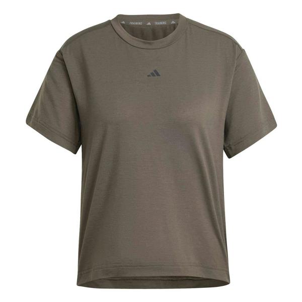 Adidas Womens/Ladies PrimeLift Cut Out T-Shirt - Olive - 
