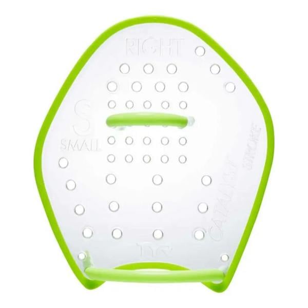 Tyr Catalyst Stroke white green breathable swim fin