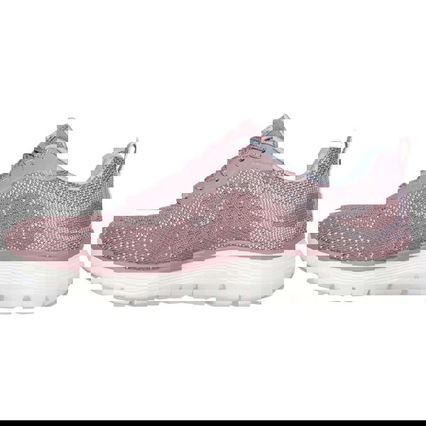 Skechers Flex Appeal 5.0 Cruising Thru Textile Women's Mauve/Light Blue Trainers