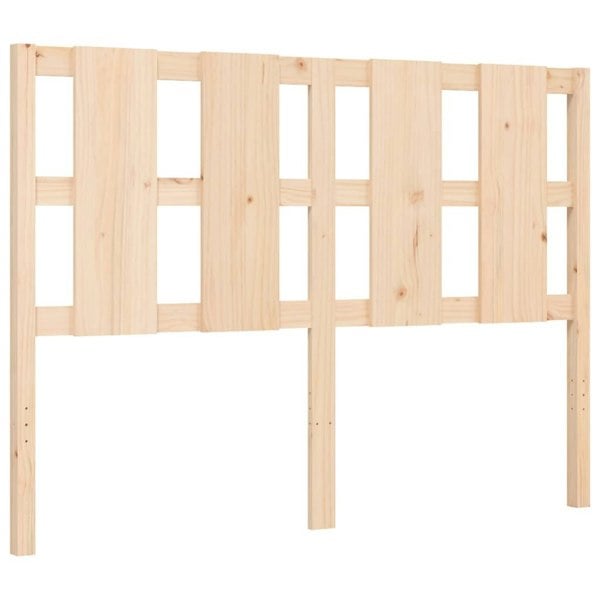 Berkfield Bed Frame with Headboard 140x200 cm Solid Wood