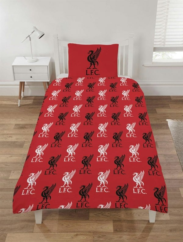 Liverpool FC LFC Liverpool Blocks Duvet Cover Set