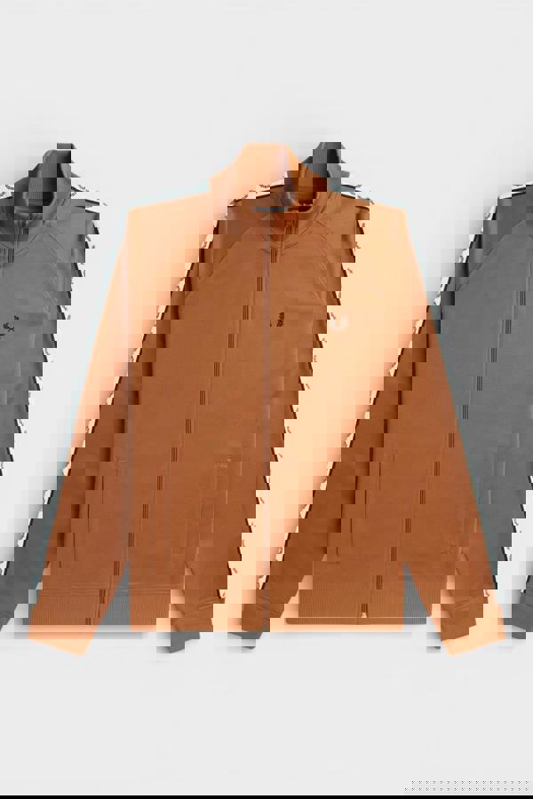 Fred Perry Taped Track Jacket Marmalade