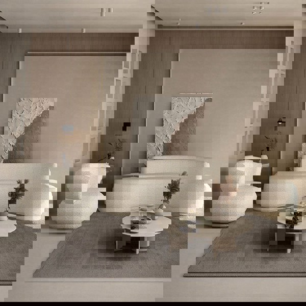 Deirdre Armchair, White Boucle-Ritconcept-Rit Concept