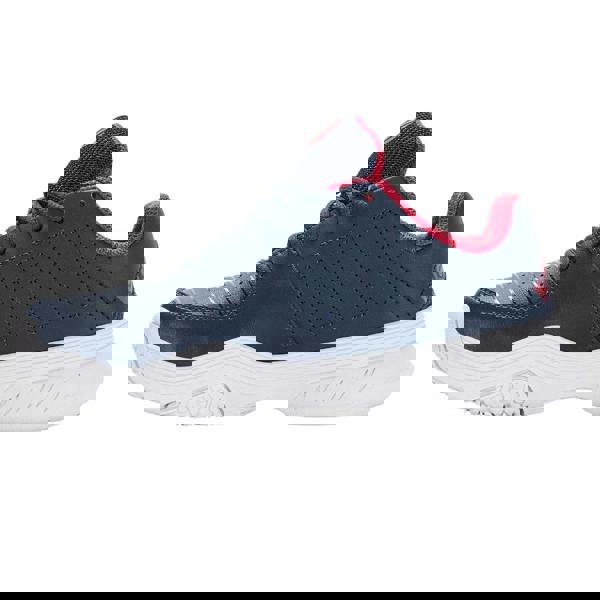 K-Swiss Childrens/Kids Court Express Omni Leather Tennis Shoes - Blue/White - 