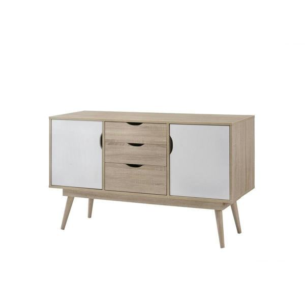 Timber Art Design Alford Sideboard 2 Doors 3 Drawers Storage Cabinet Cupboard