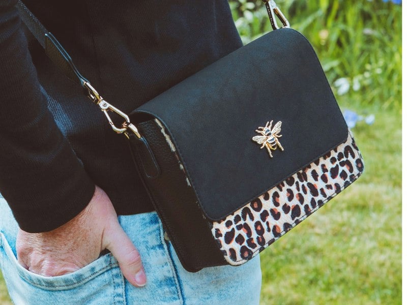 Alice Wheeler Highbury Mini Bee Crossbody Bag – Vegan Leather