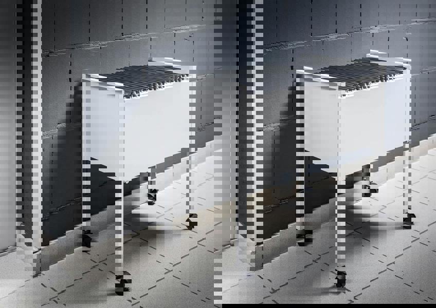 Durable ECO Universal Suspension File Trolley | for 80 A4 Folders | Grey