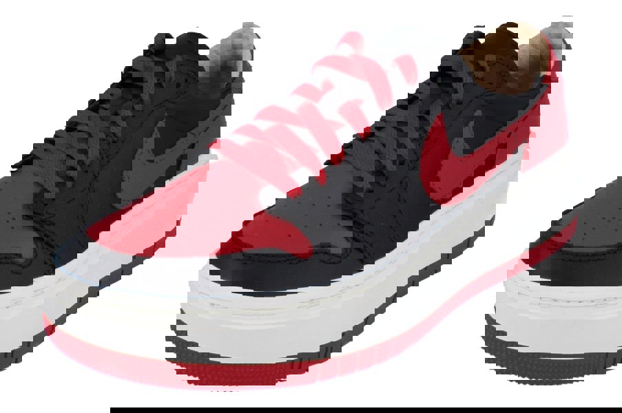 Nike Air Jordan 1 Elevate Low SE Womens Trainers Dq1823  006 - Black Gym Red Sail 006 - Photo 0