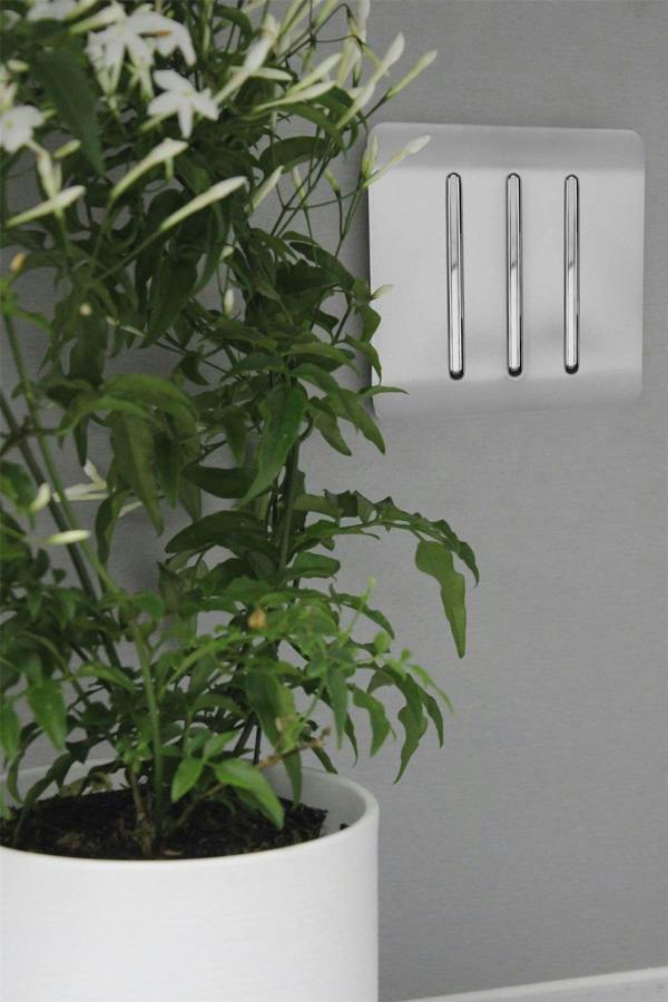 Trendi Switch 3 Gang 1 or 2 way Rocker Light Switch in Brushed Steel