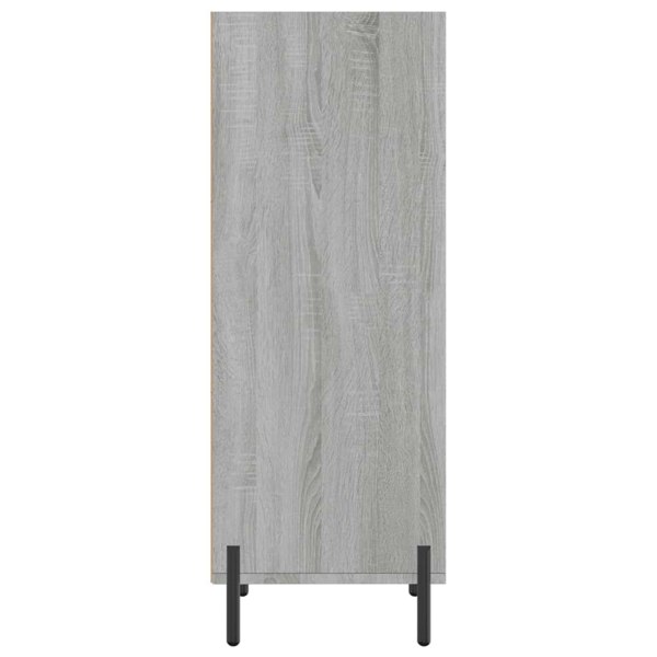 Berkfield Sideboard Grey Sonoma 34.5x32.5x90 cm Engineered Wood
