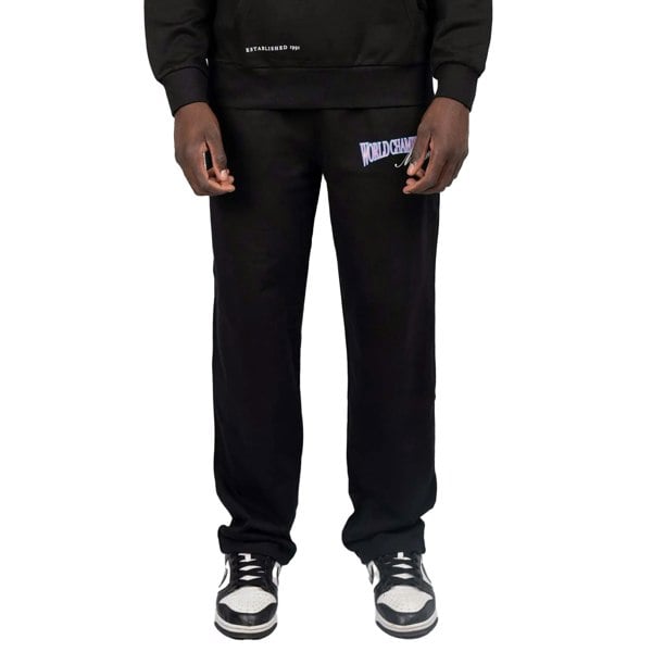 Mercier Mens Champions Jogging Bottoms - Black