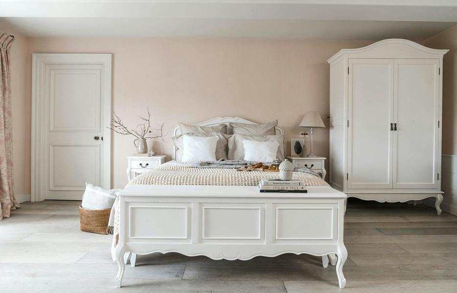 Statement Furniture Juliette Double Wardrobe French Style 2 Door Bedroom Storage