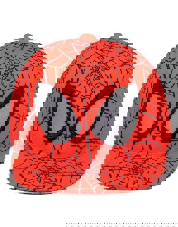 Marvel Spiderman Boys Red Adjustable Curved Peak Cap (One Size)