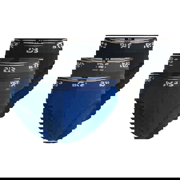 Boss Mens Power Briefs (Pack of 3) - Blue
