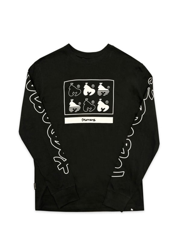 Money Tour Long Sleeve Tee - Black