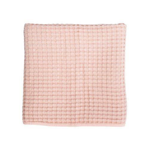 Lulujo - Waffle Blanket - Ballet Slipper