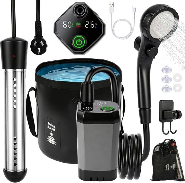 Leaper Portable Camping Shower with Heater