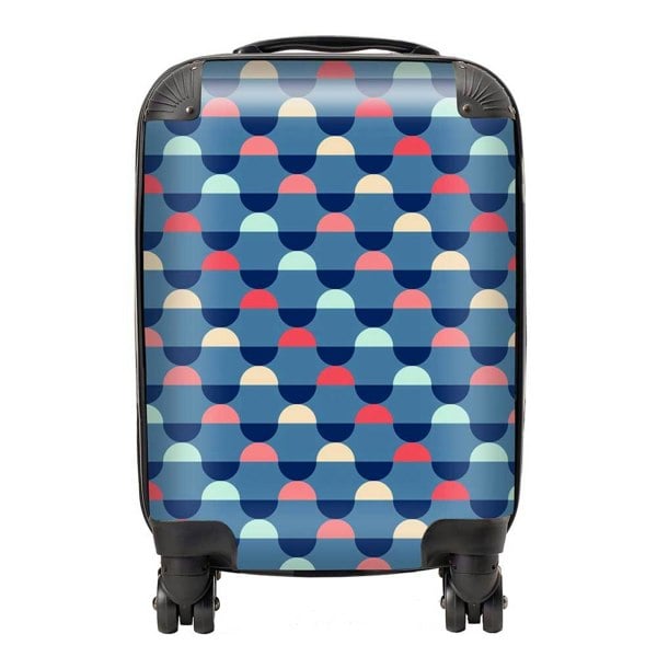 Warren Reed Geometric Pattern Suitcase