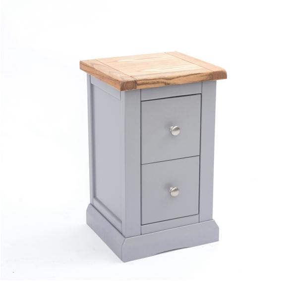Cabinet Bits Rocca 2 Drawer Petite Bedside Table