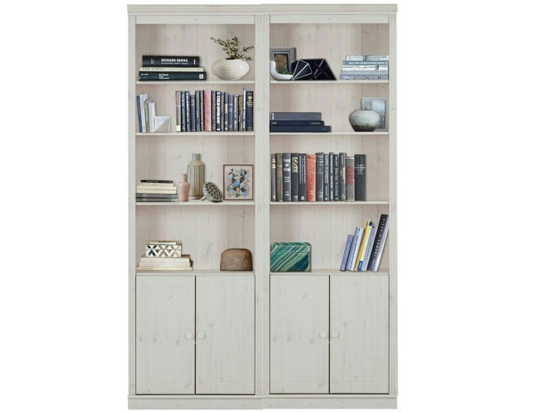 Dorel Home Anita Wall Unit A white lacquer