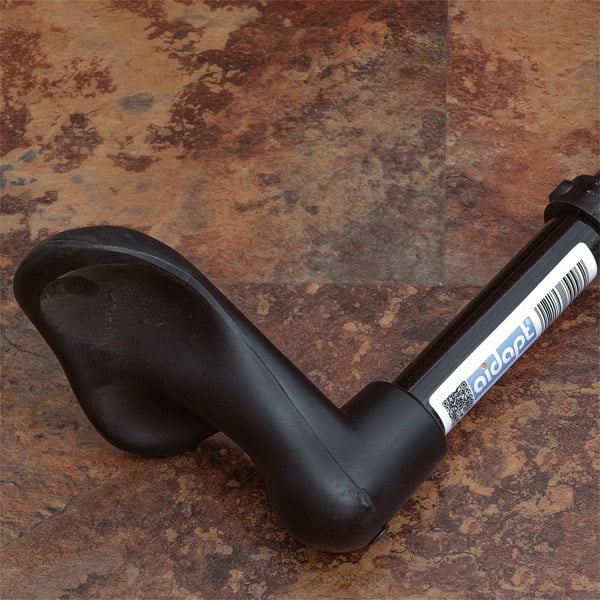 Aidapt Ergonomic Carbon Black Gloss Walking Stick LH