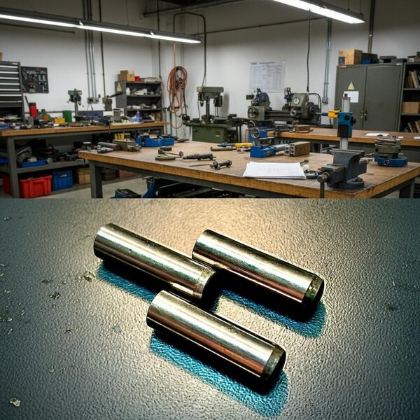 Fixaball 12mm Steel Dowel Pins Hardened & Ground DIN 6325