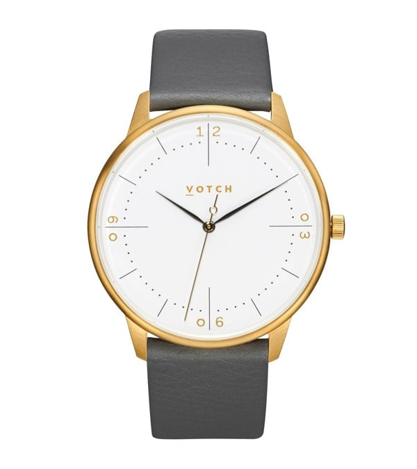 Votch Gold & Slate Grey Watch | Aalto